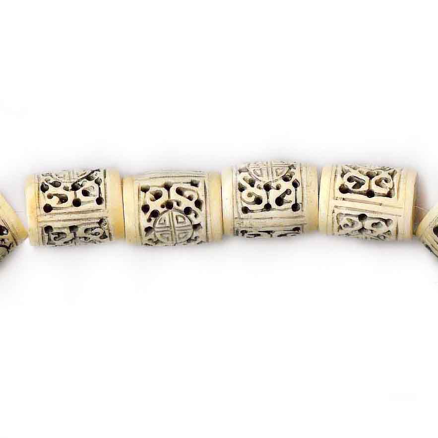 BONE DURM CARVING 20X25MM